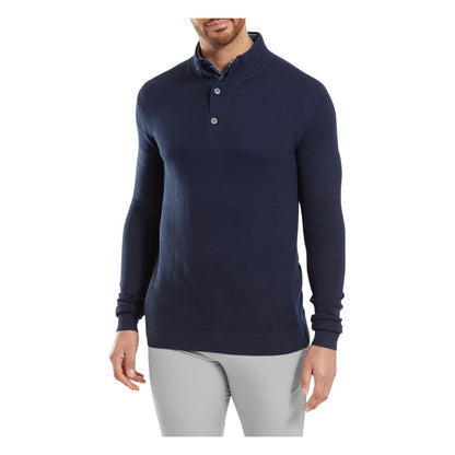 FootJoy Dri Release Button Placket Golf Sweater 34088
