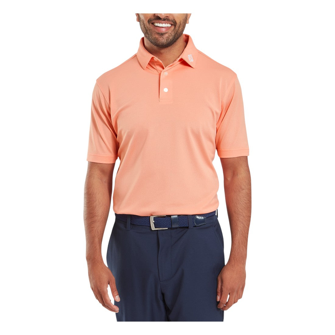 Footjoy Stretch Pique Solid Golf Polo Shirt 34123