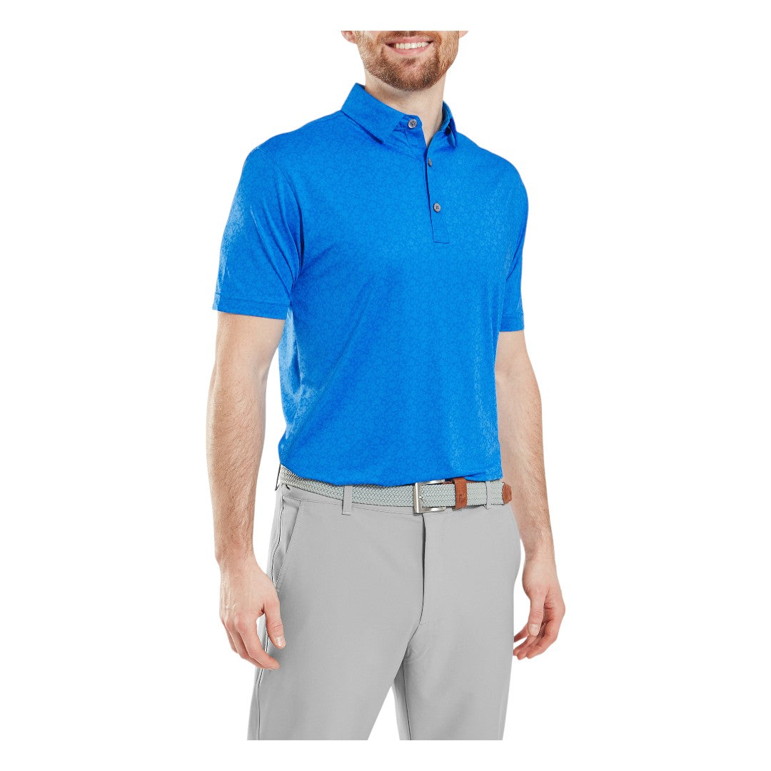 FootJoy Painted Floral Lisle Golf Polo Shirt 34129