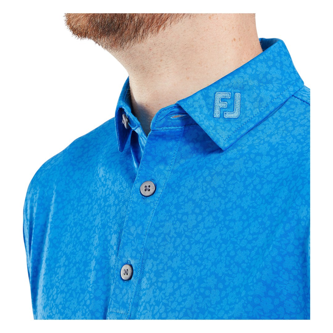 FootJoy Painted Floral Lisle Golf Polo Shirt 34129