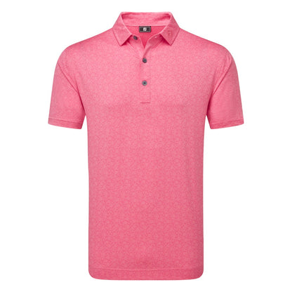 FootJoy Painted Floral Lisle Golf Polo Shirt 34130