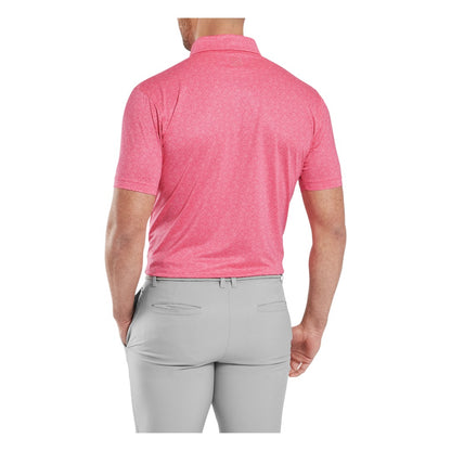 FootJoy Painted Floral Lisle Golf Polo Shirt 34130