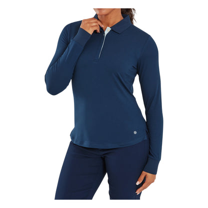 FootJoy Ladies ThermoSeries L/S Golf Polo Shirt 37874