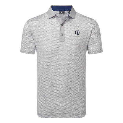 FootJoy The Open Rocks Print Lisle Golf Shirt 38878