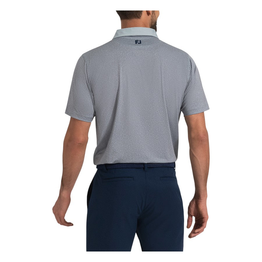 FootJoy The Open Rocks Print Lisle Golf Shirt 38878