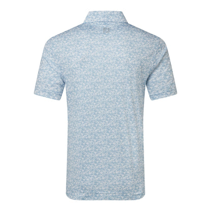 Footjoy Hidden Palm Print Lisle Golf Polo Shirt 39242