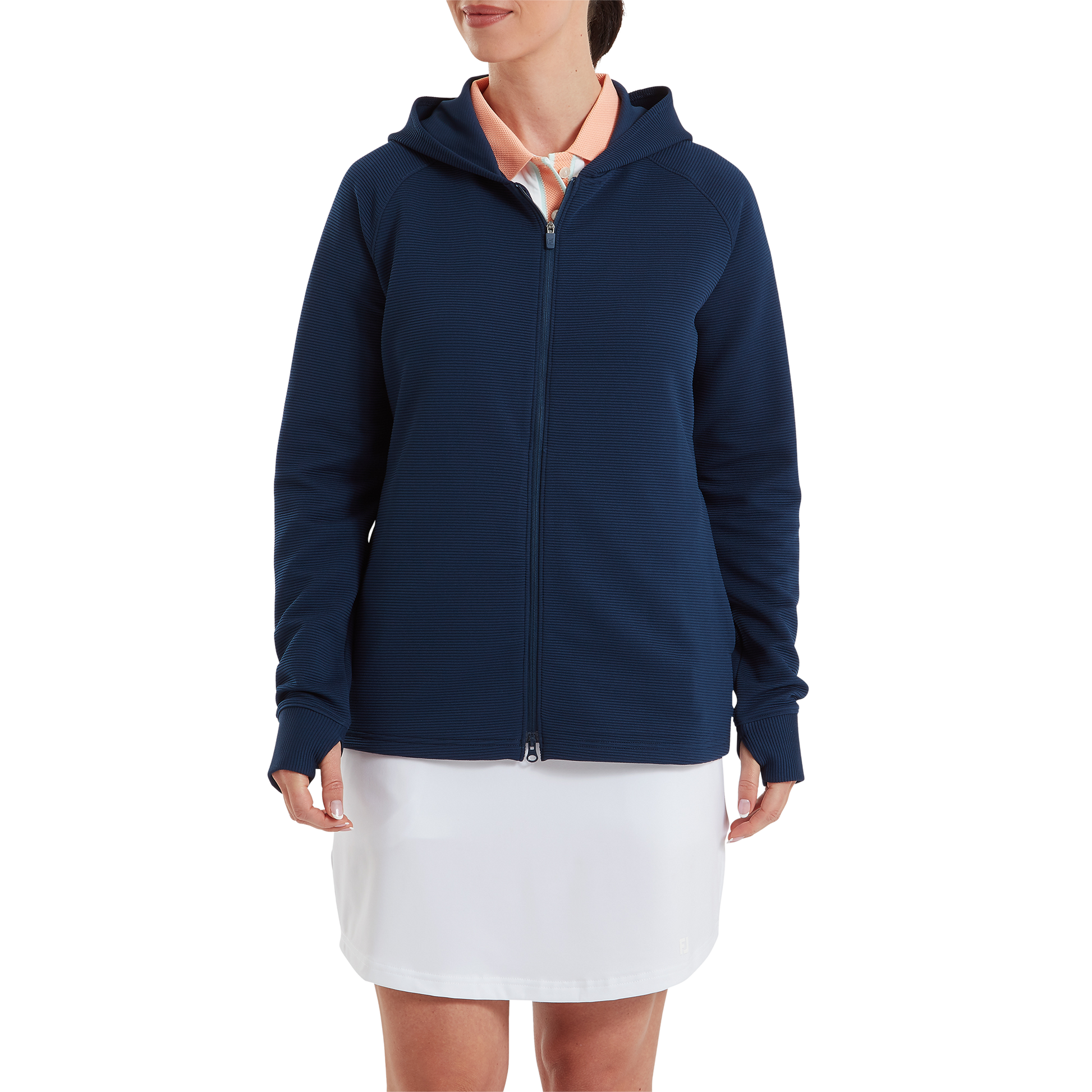 FootJoy Ladies Full Zip Ottoman Golf Hoodie 39385