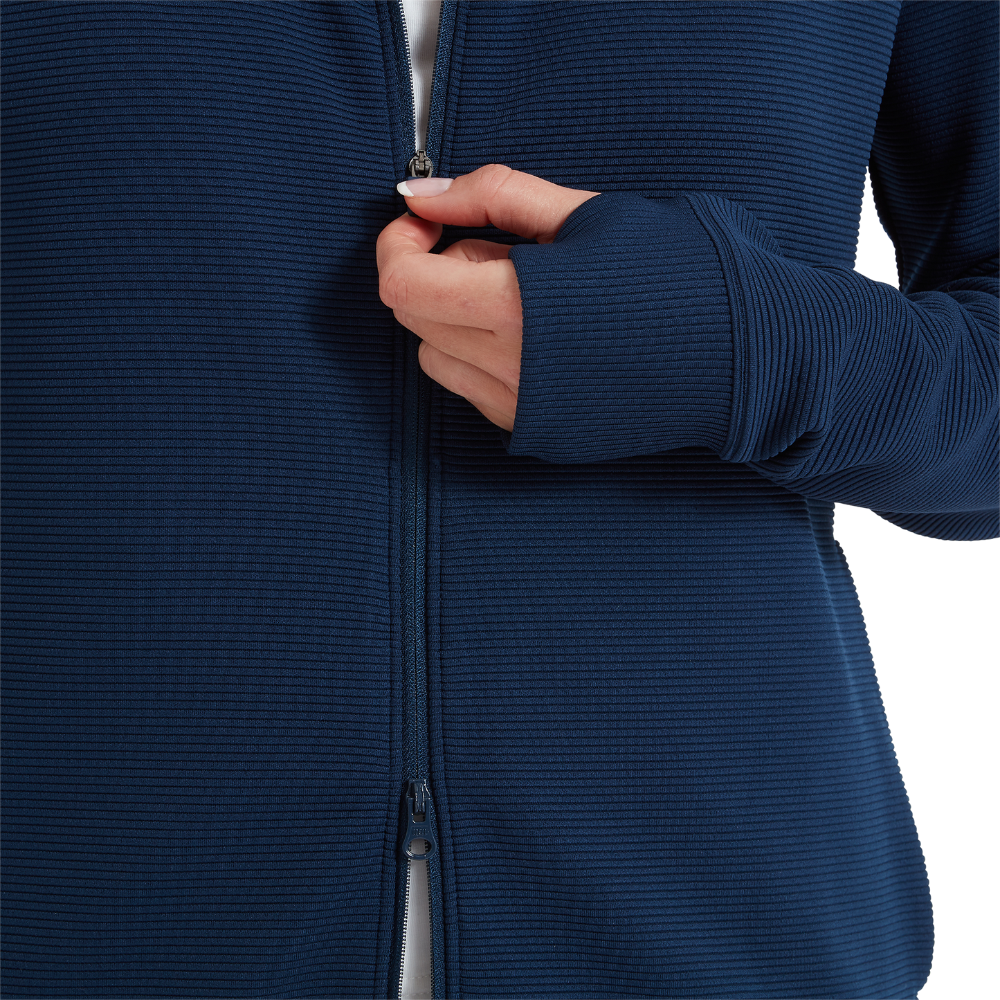 FootJoy Ladies Full Zip Ottoman Golf Hoodie 39385