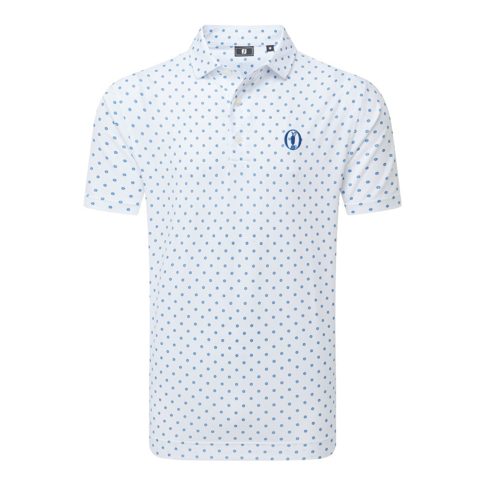 FootJoy Open Championship 2026 Ditsy Floral Lisle Golf Polo Shirt 43047