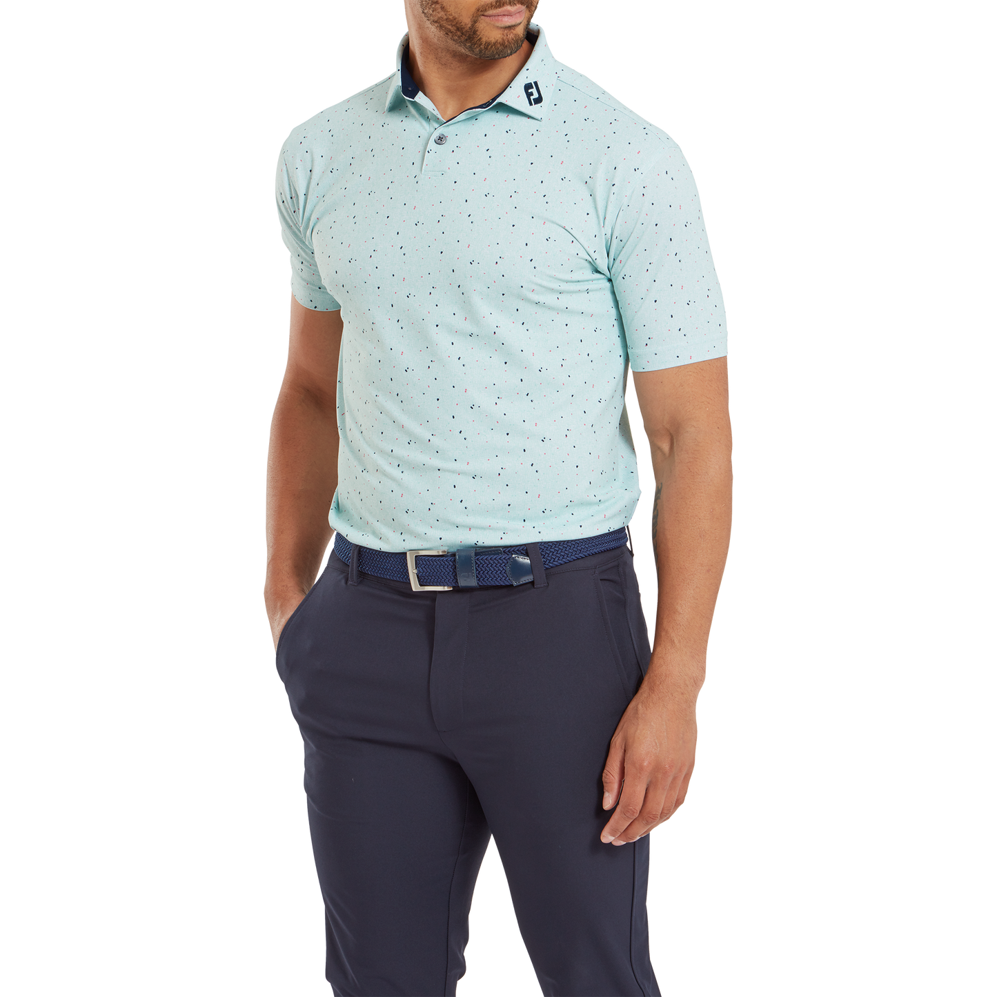 FootJoy Tweed Texture Golf Polo Shirt 81597