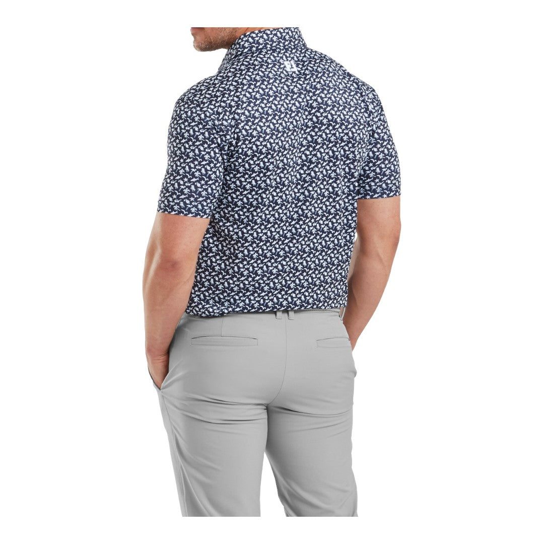 FootJoy Beach Print Lisle Golf Polo Shirt 32000