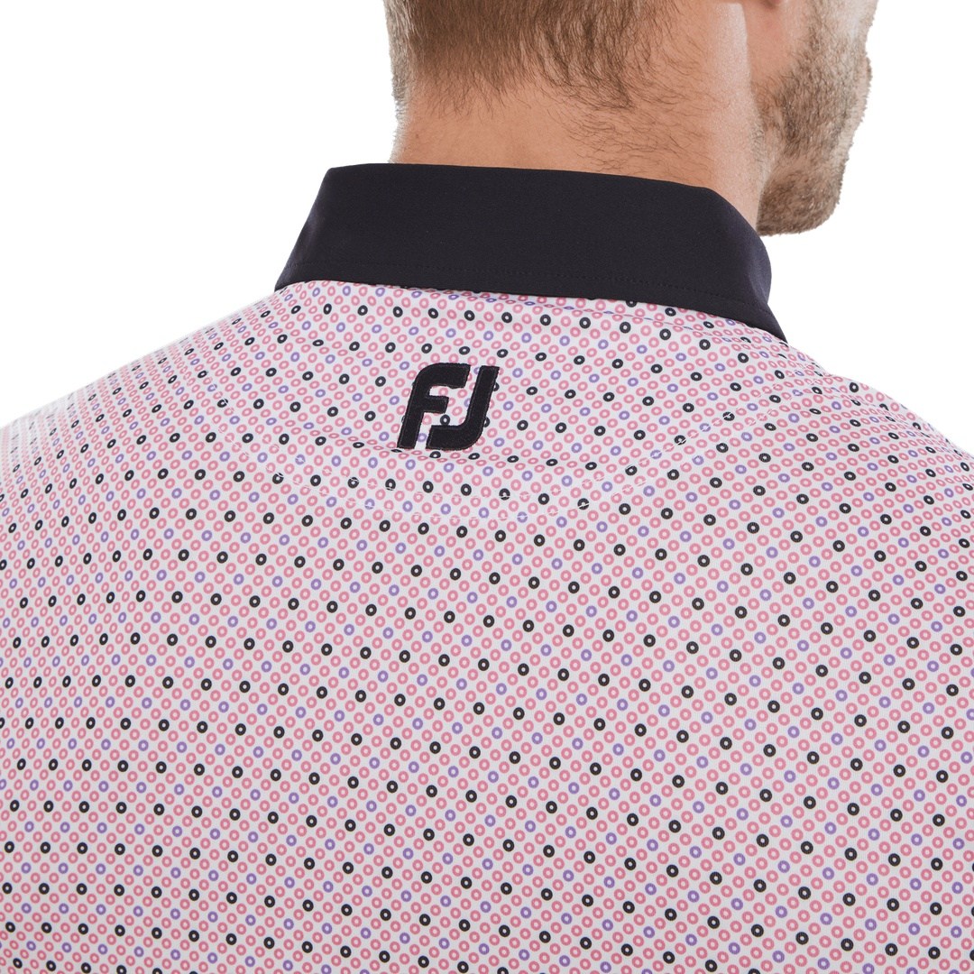 FootJoy Circle Print Golf Polo Shirt 80032