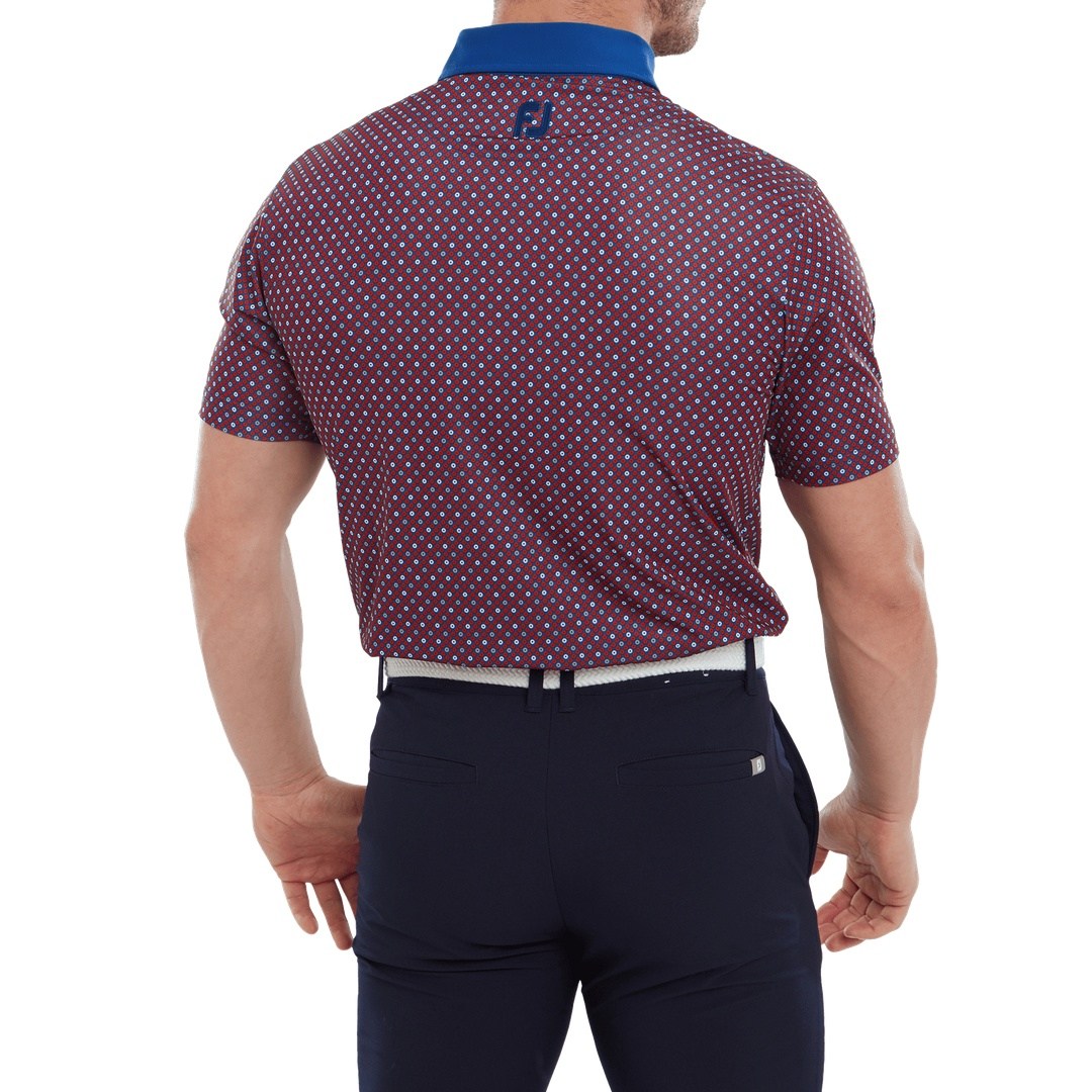 FootJoy Circle Print Golf Polo Shirt 80035