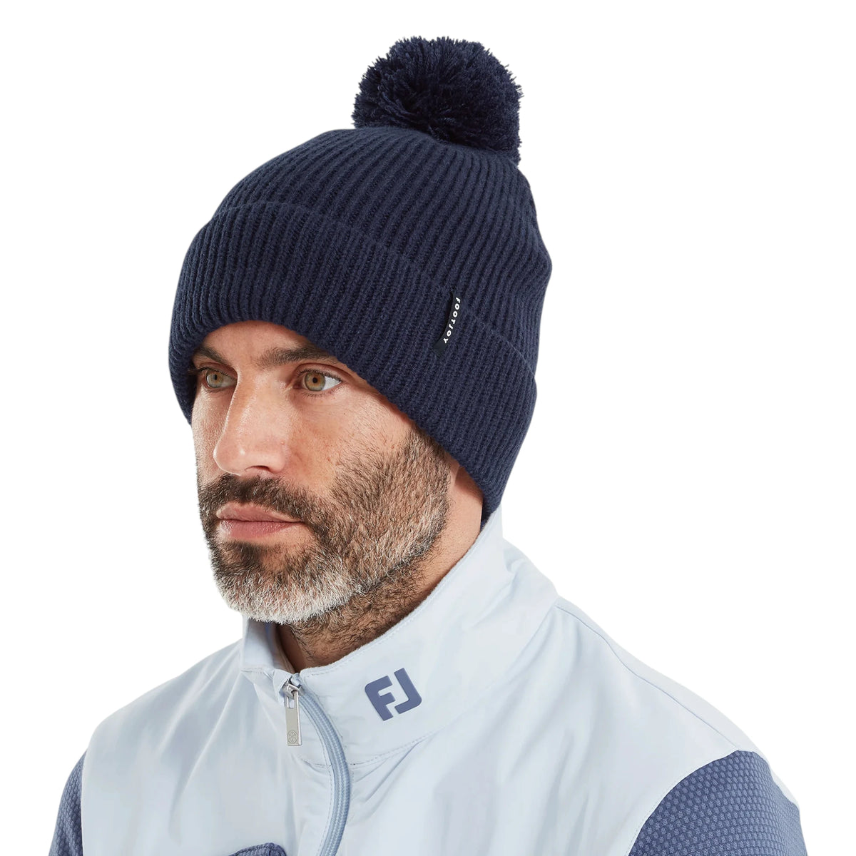 FootJoy Cuffed Golf Bobble Hat 45957