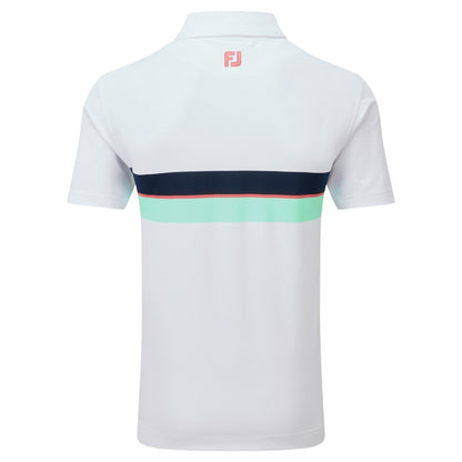 FootJoy Double Chest Band Pique Golf Polo Shirt 81572