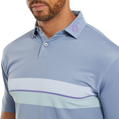 FootJoy Double Chest Band Pique Golf Polo Shirt 81573