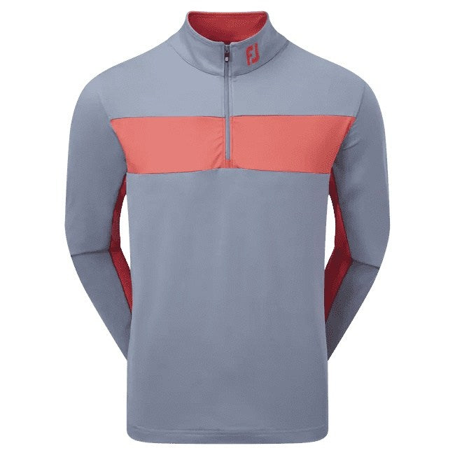 FootJoy Engineered Chest Stripe Chill-Out Golf Pullover