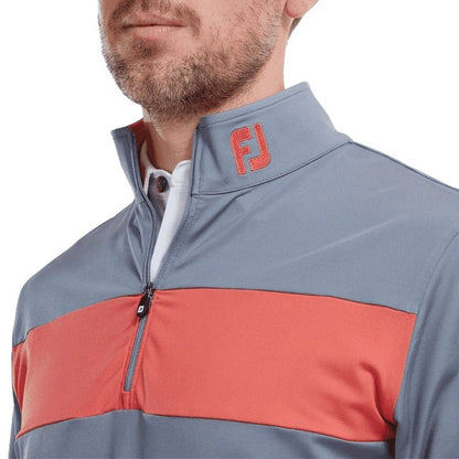 FootJoy Engineered Chest Stripe Chill-Out Golf Pullover 88427