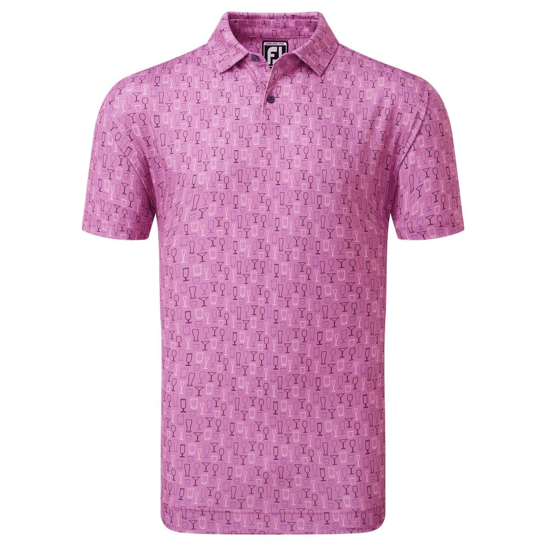 FootJoy Glass Print Golf Polo Shirt 80037