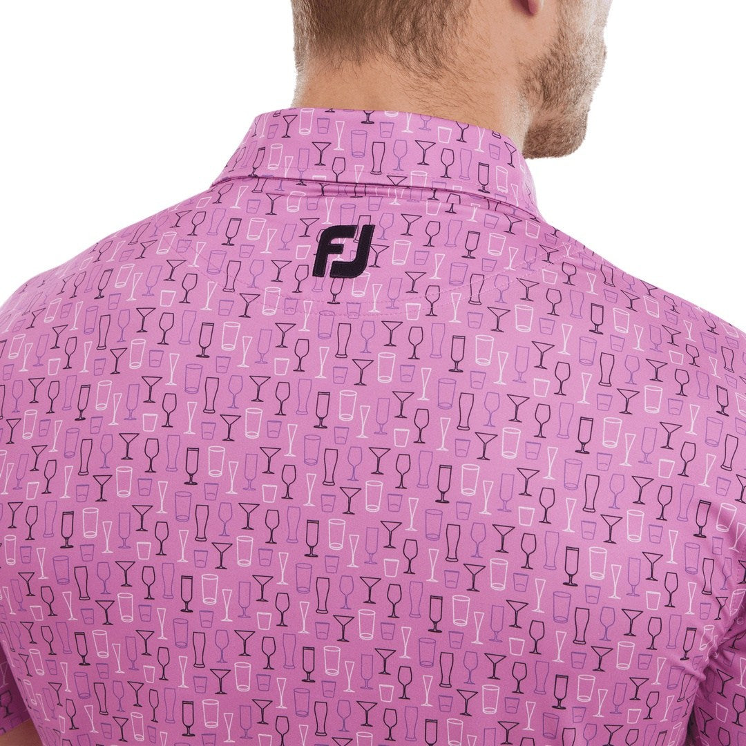 FootJoy Glass Print Golf Polo Shirt 80037