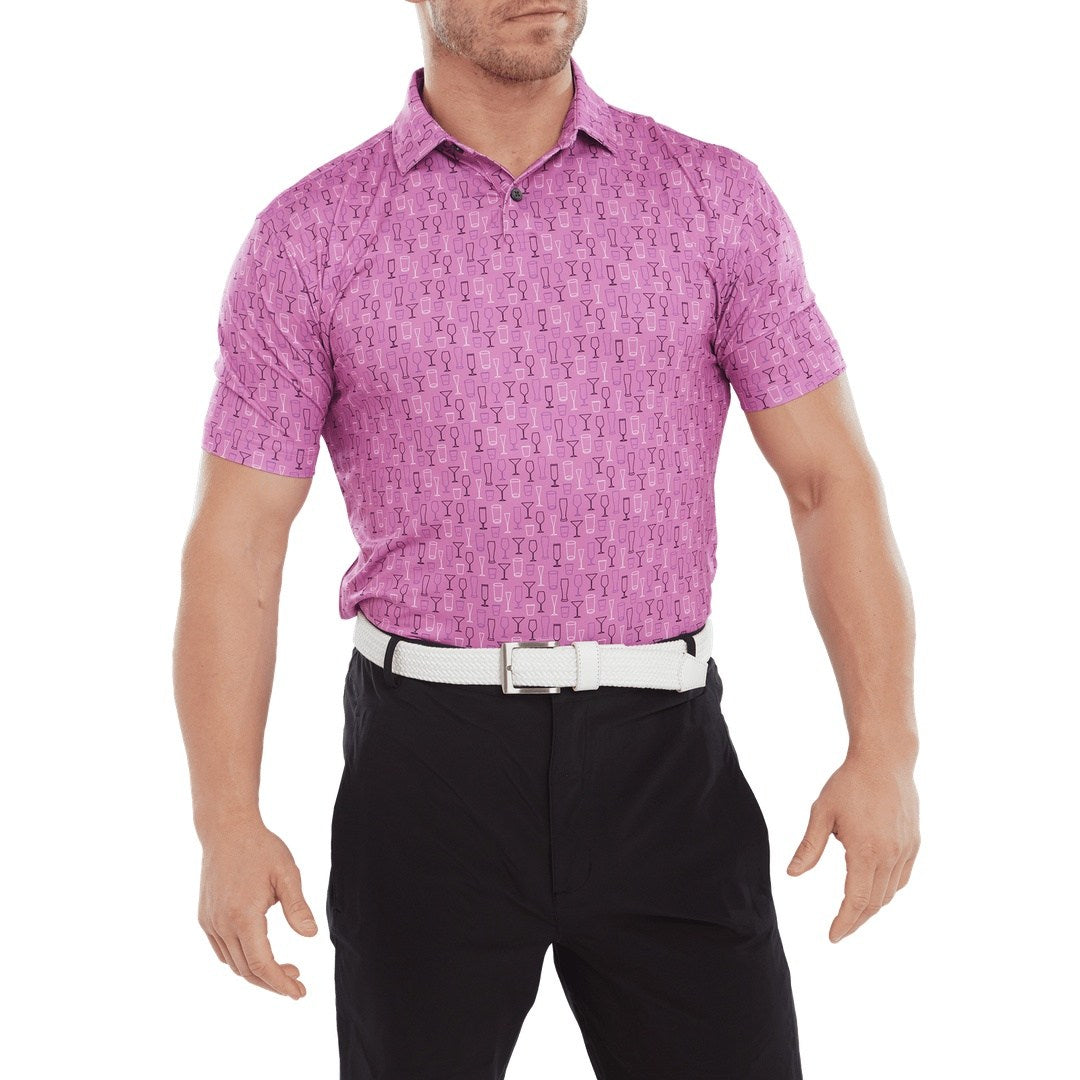 FootJoy Glass Print Golf Polo Shirt 80037
