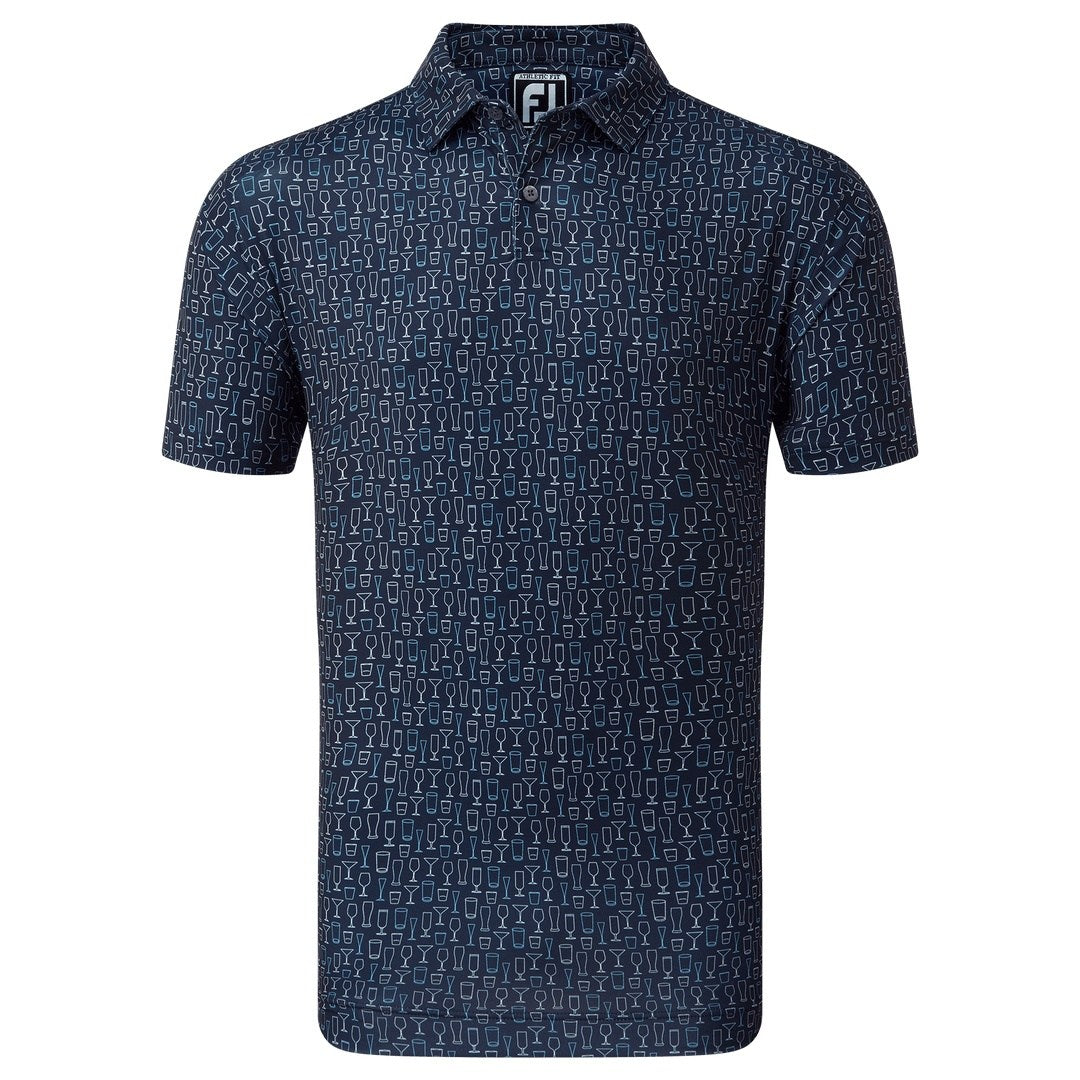 FootJoy Glass Print Golf Polo Shirt 80038
