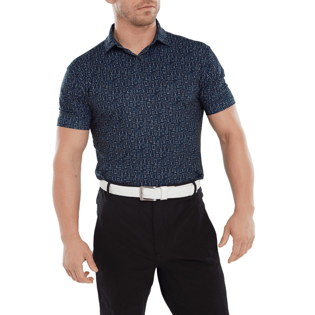FootJoy Glass Print Golf Polo Shirt 80038