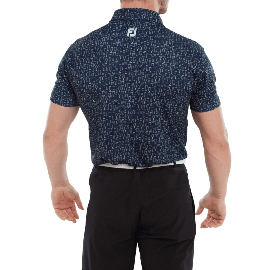 FootJoy Glass Print Golf Polo Shirt 80038