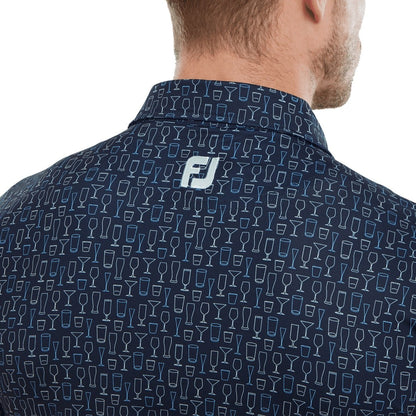 FootJoy Glass Print Golf Polo Shirt 80038