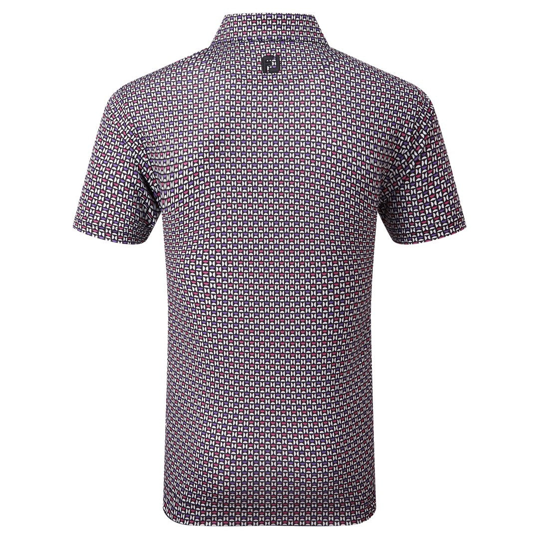 FootJoy Half Moon Geo Print Golf Polo Shirt 80012