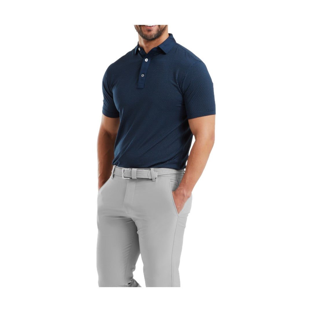 FootJoy Jacquard Dot Golf Polo Shirt 31929