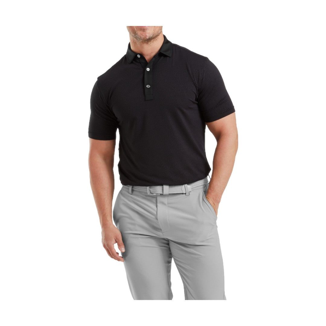 FootJoy Jacquard Dot Golf Polo Shirt 31931