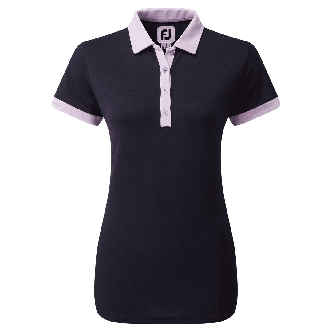 FootJoy Ladies Colour Block Golf Polo Shirt 80170