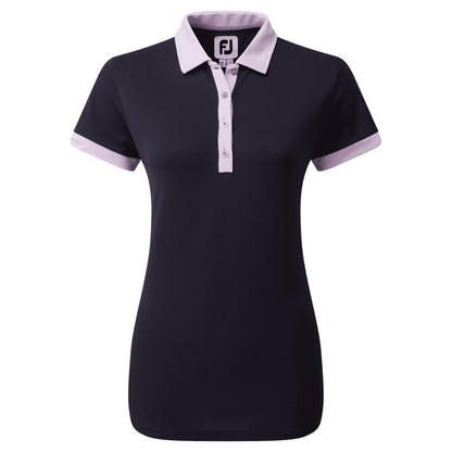 FootJoy Ladies Colour Block Golf Polo Shirt 80170