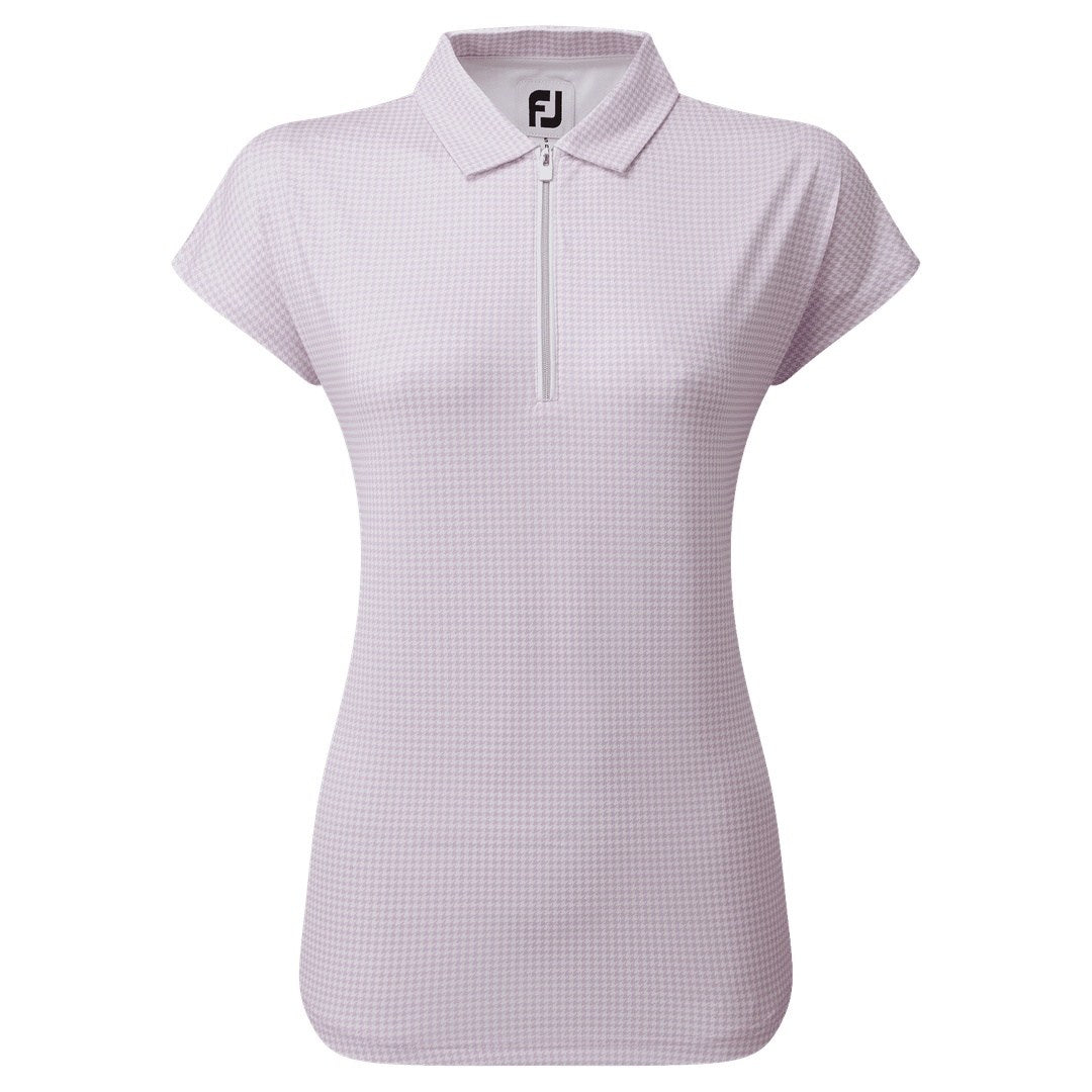 FootJoy Ladies HTH Print Cap Sleeveless Golf Polo Shirt 80179