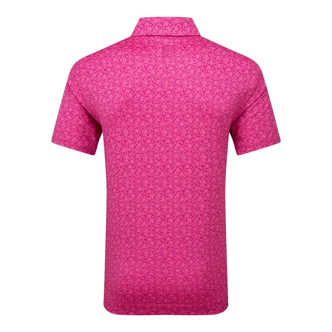 FootJoy Painted Floral Lisle Golf Polo Shirt 81616