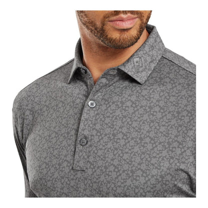 FootJoy Painted Floral Lisle Golf Polo Shirt 81622