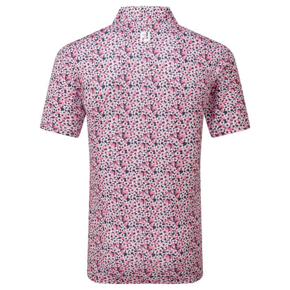 FootJoy Primrose Print Lisle Golf Polo Shirt 81568