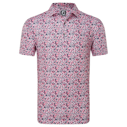 FootJoy Primrose Print Lisle Golf Polo Shirt 81568