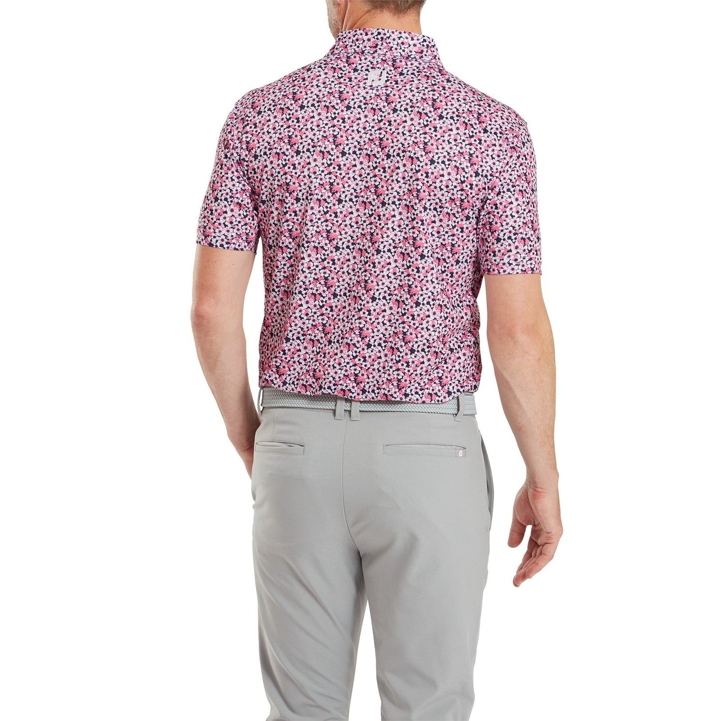 FootJoy Primrose Print Lisle Golf Polo Shirt 81568