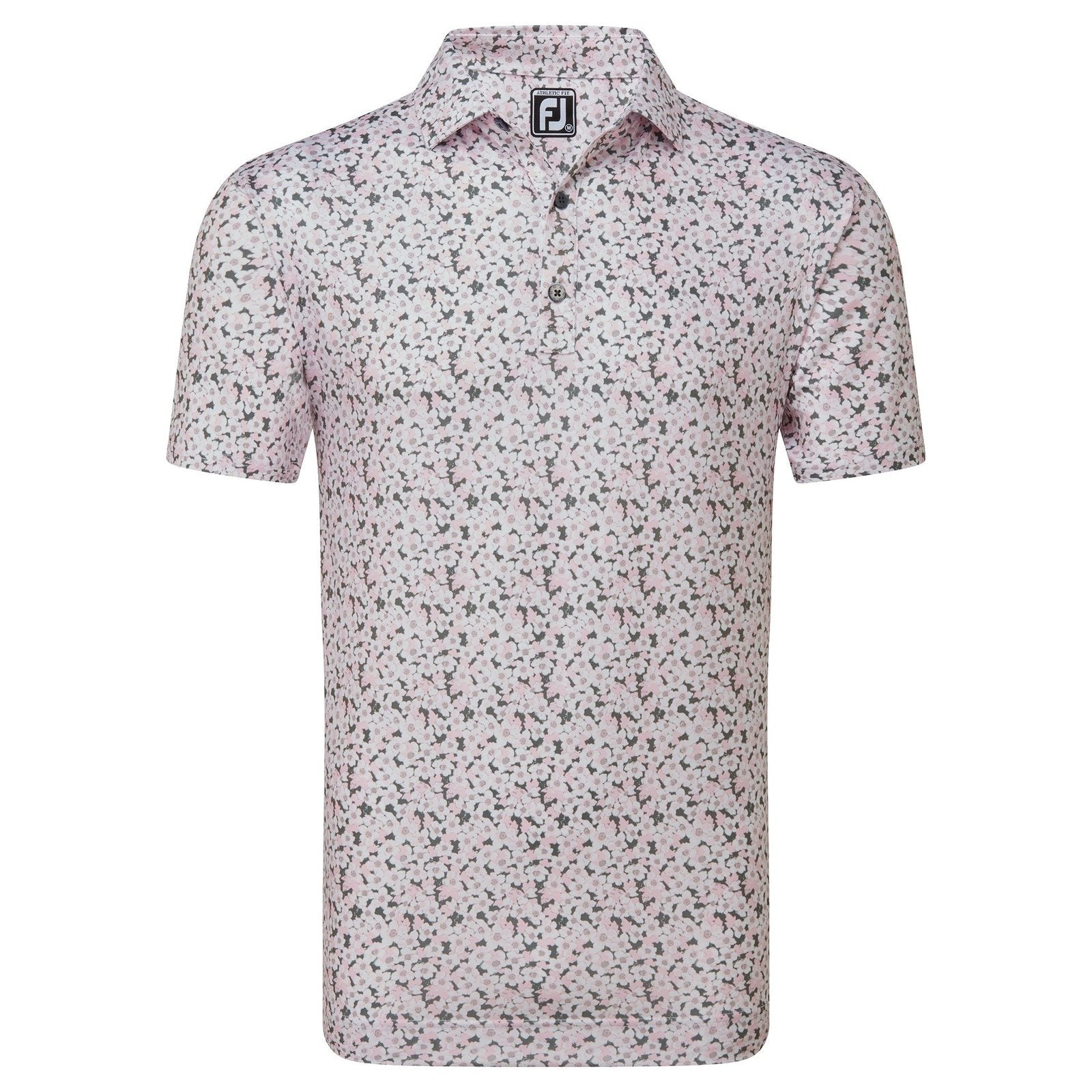 FootJoy Primrose Print Lisle Golf Polo Shirt 81570