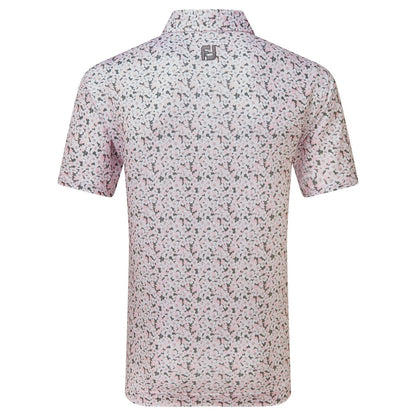 FootJoy Primrose Print Lisle Golf Polo Shirt 81570