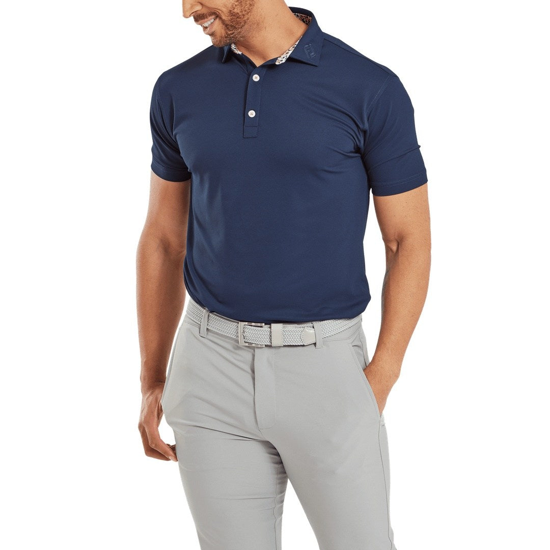 FootJoy Solid Primrose Trim Golf Polo Shirt 81593