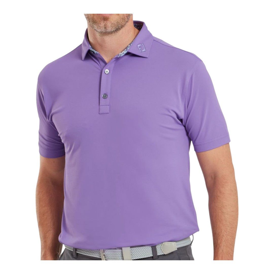 FootJoy Solid Primrose Trim Golf Polo Shirt 81594
