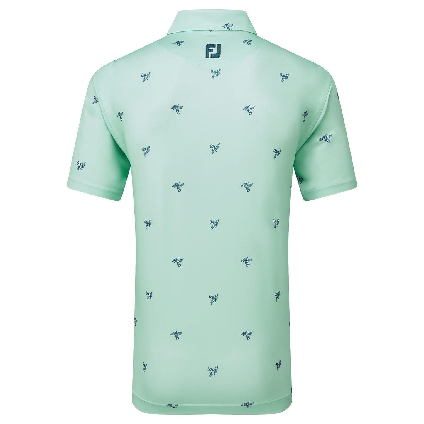 FootJoy Thistle Print Lisle Golf Polo Shirt 80888