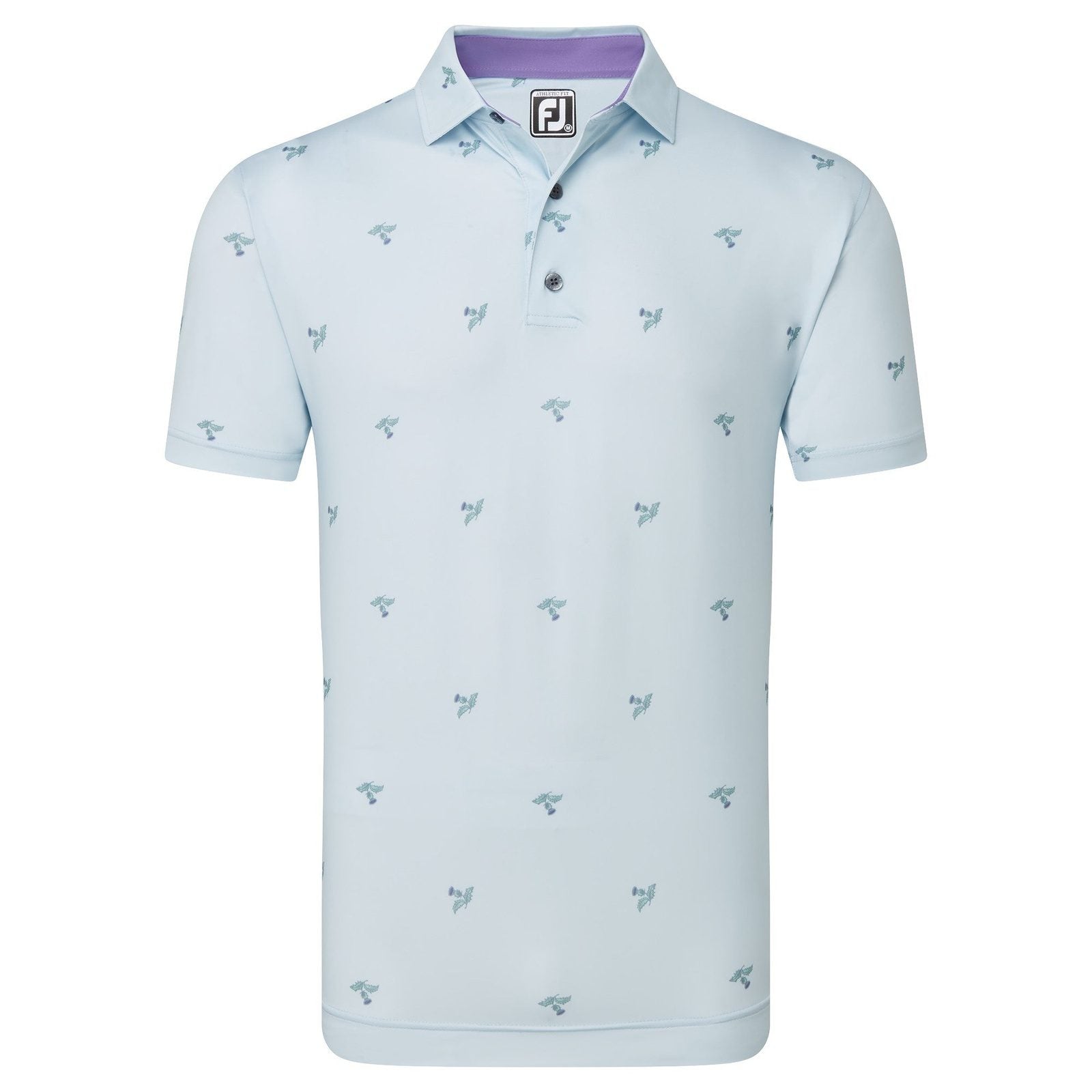 FootJoy Thistle Print Lisle Golf Polo Shirt 80889
