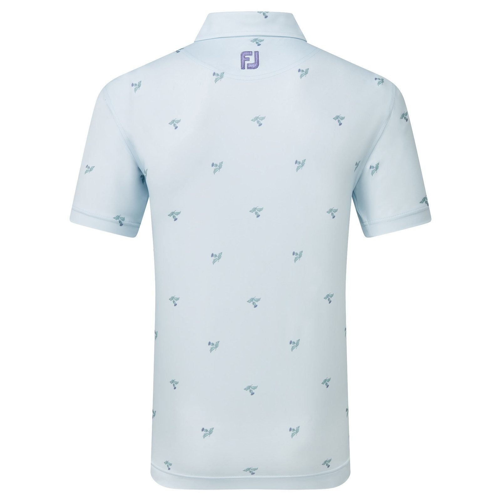 FootJoy Thistle Print Lisle Golf Polo Shirt 80889
