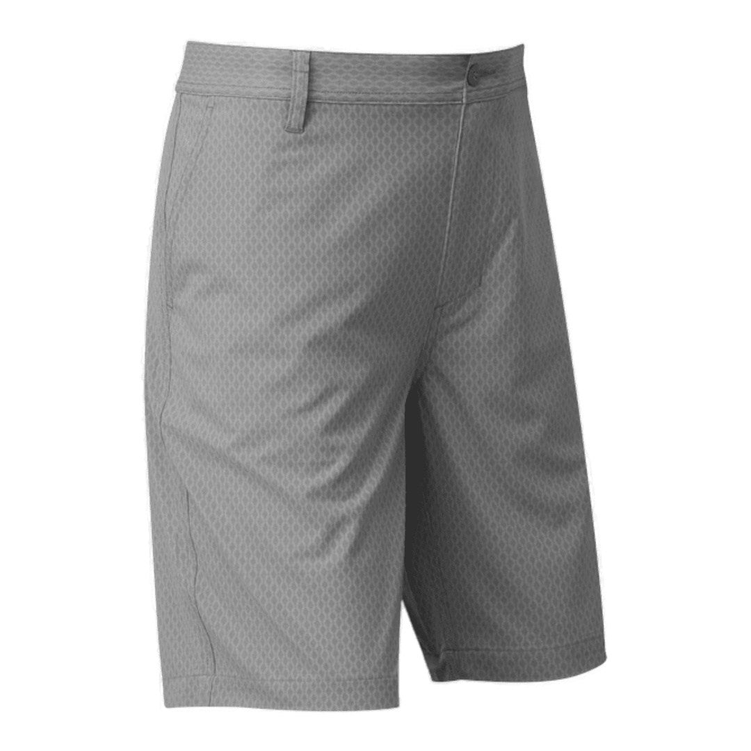 80085 FootJoy Tonal Print Golf Shorts 80085 | Grey – Clarkes Golf