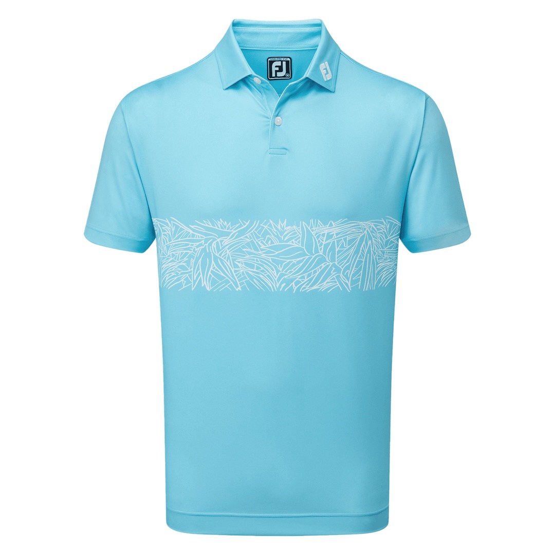 FootJoy Tropical Chestband Golf Polo Shirt 89894