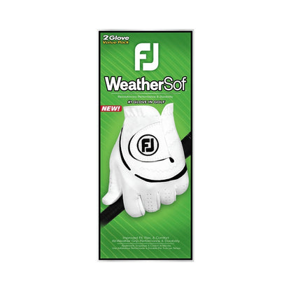 FootJoy WeatherSof Golf Glove 66197 | 2 Pack